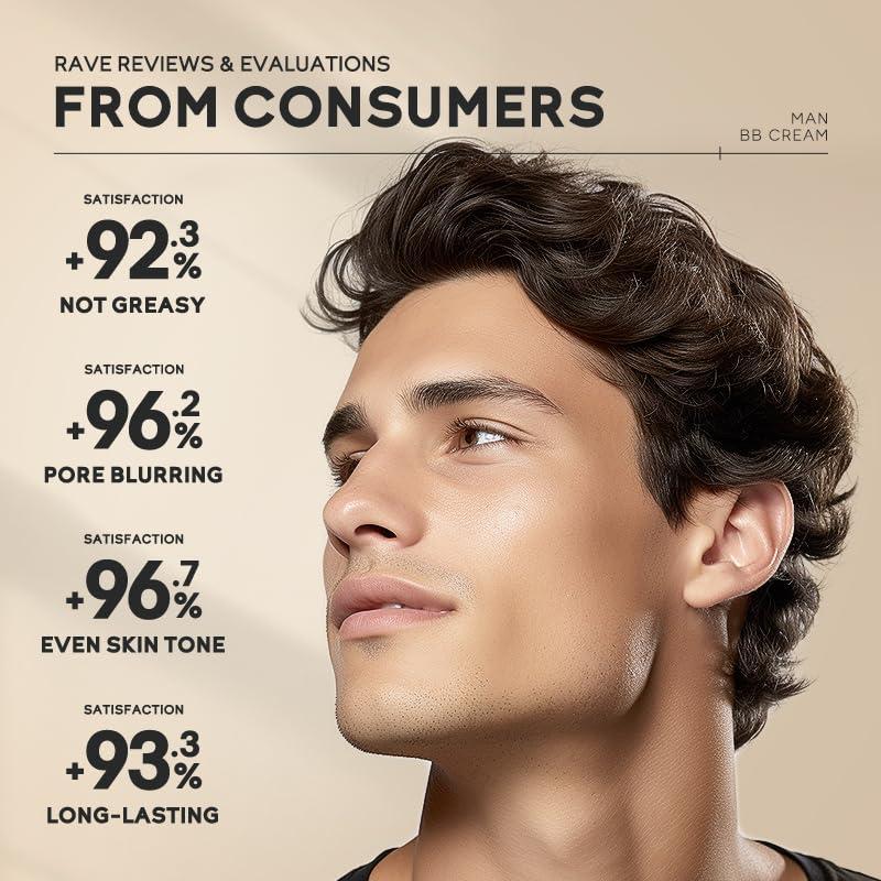 Crema BB Hidratante Facial para Hombres AKARY 39g SPF 15