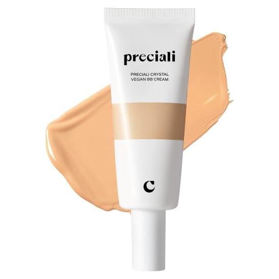 Crema BB Vegana Preciali Crystal 40ml - SPF 38, 02 Beige Natural