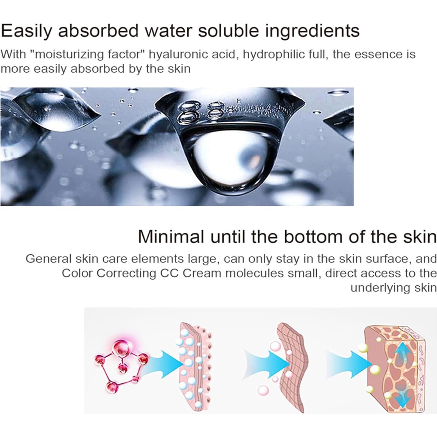 Crema CC Correctora de Color Rosarden con Centella Asiática SPF 25