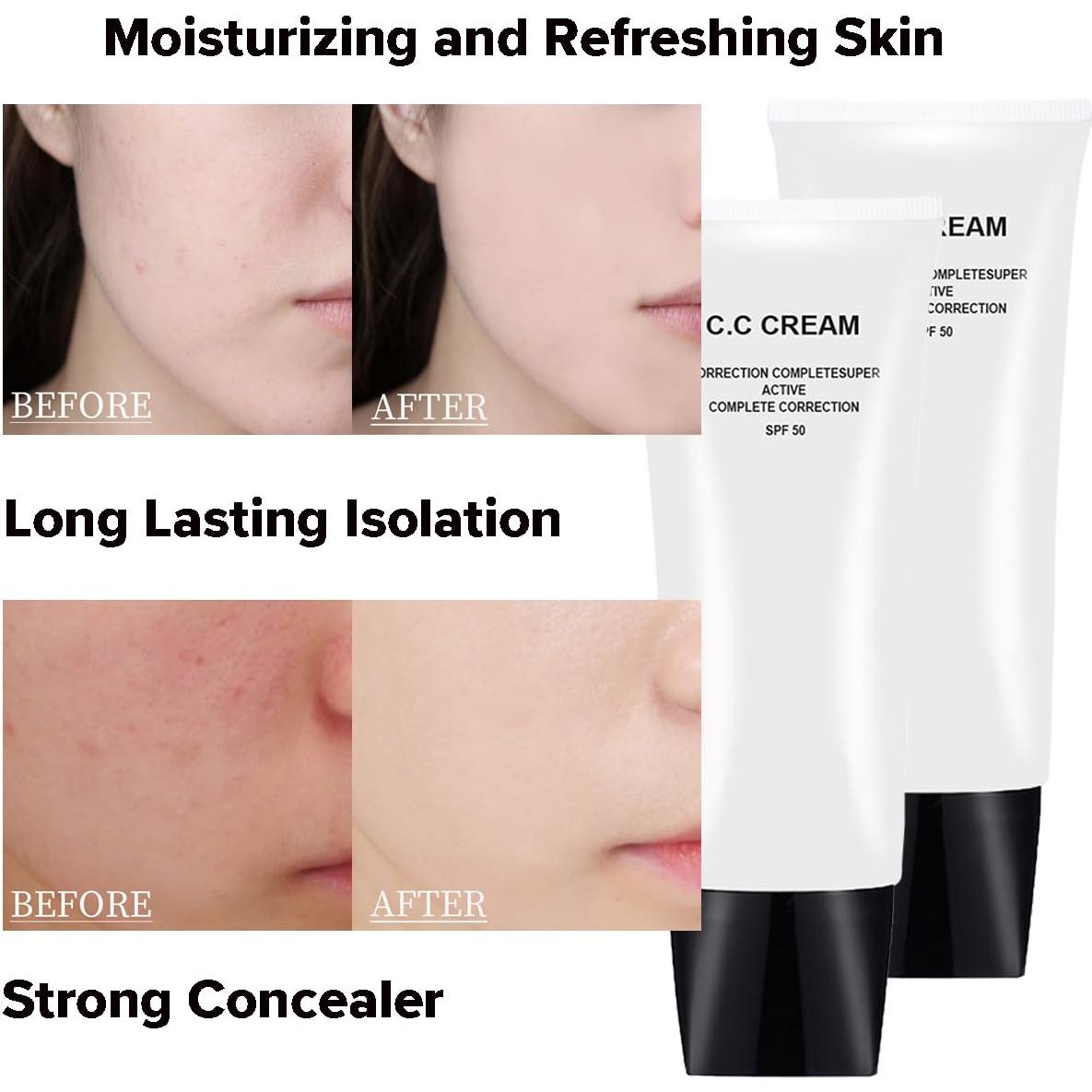 CC Cream JIMYAUQIN Corrector Rojo SPF 50 30ml Natural