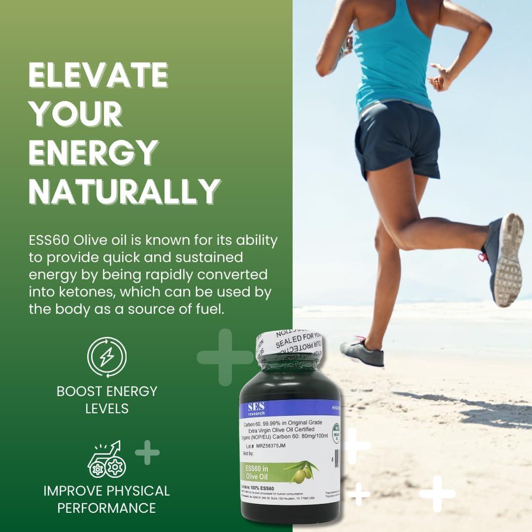 Suplemento Nootrópico SES Research C60 99.99% en Aceite de Oliva