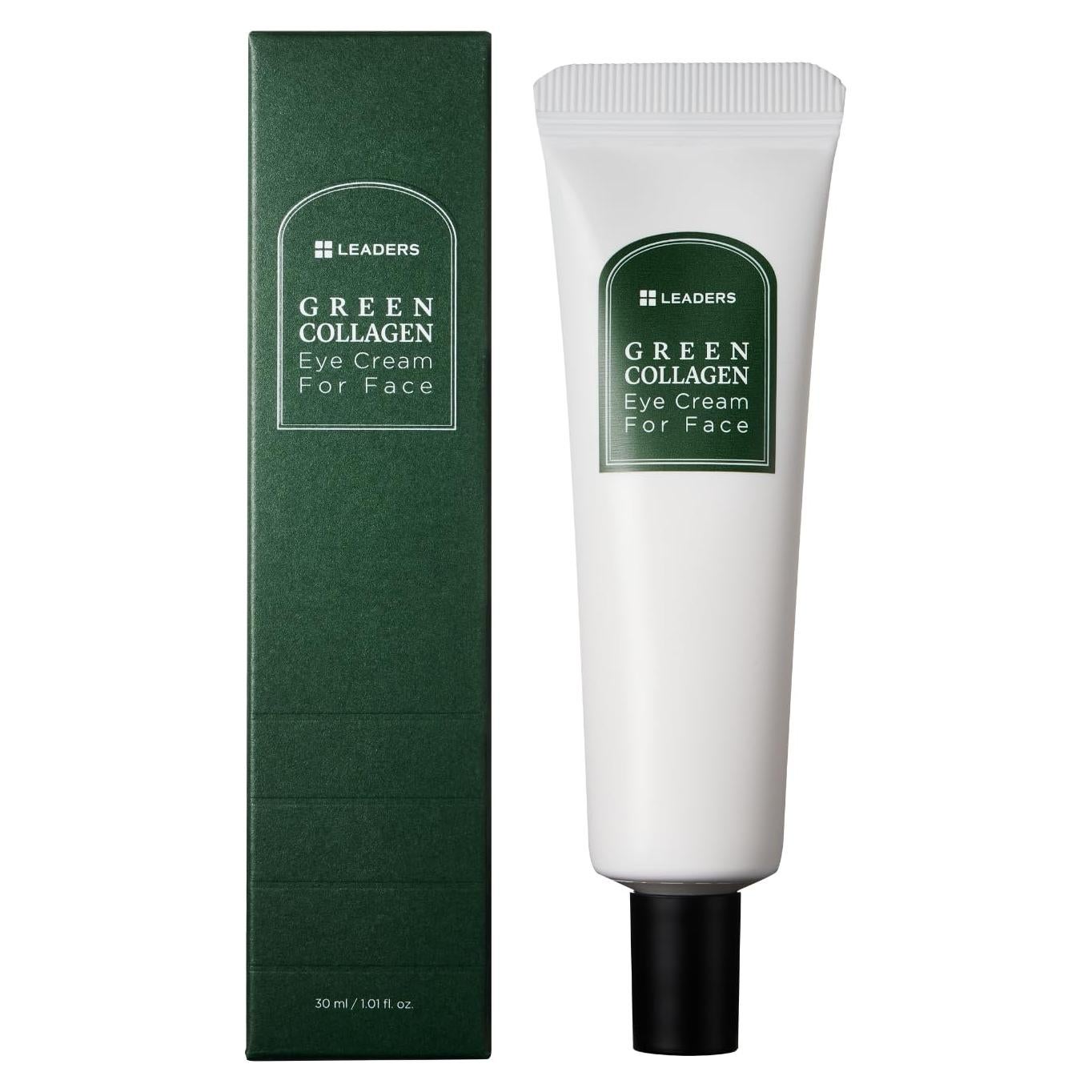 Crema de Ojos Vegana Leaders Colágeno Verde 30ml - Anti-Envejecimiento