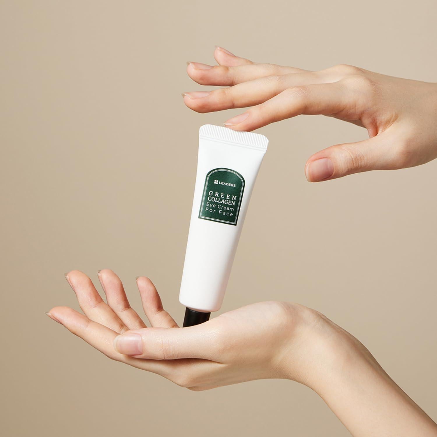 Crema de Ojos Vegana Leaders Colágeno Verde 30ml - Anti-Envejecimiento