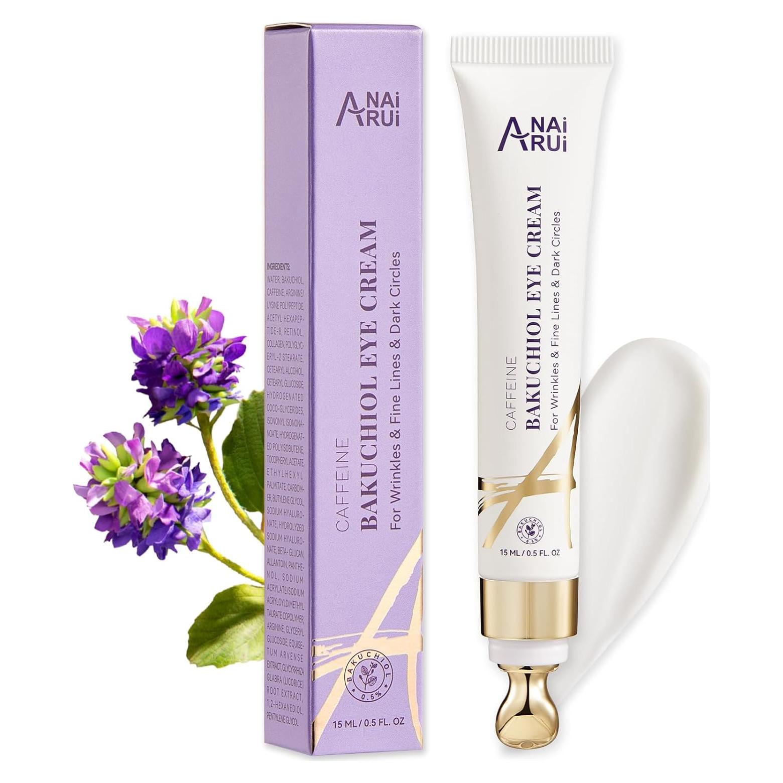 Crema para Ojos ANAI RUI Caffeine Bakuchiol 15ml - Hidratante