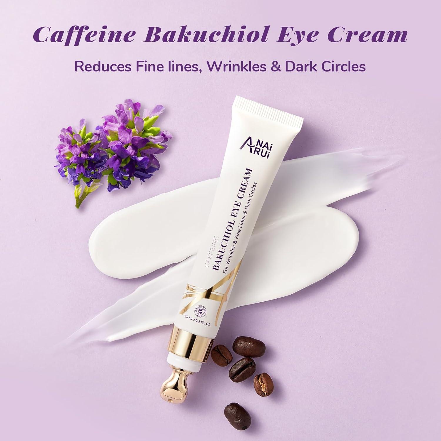 Crema para Ojos ANAI RUI Caffeine Bakuchiol 15ml - Hidratante