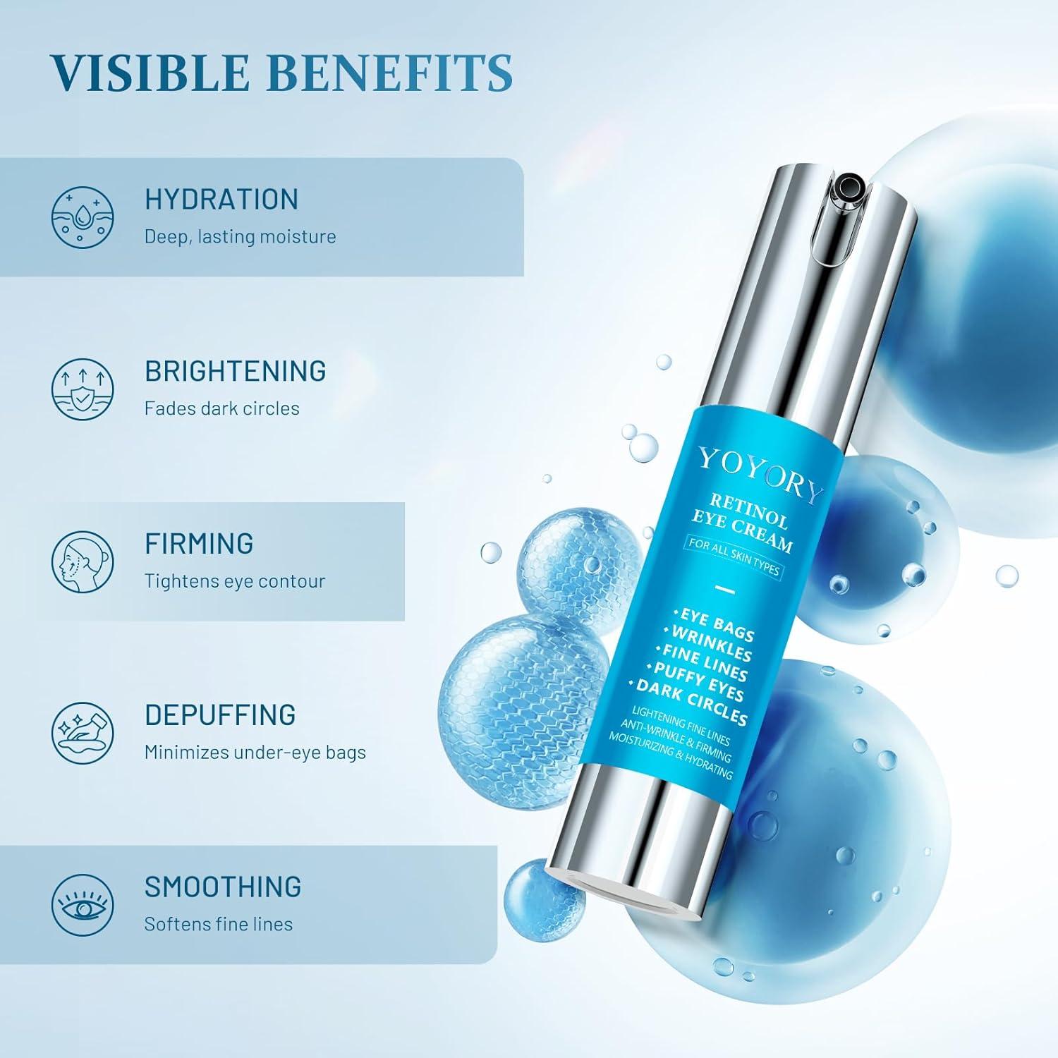 Crema para los Ojos YOYORY con Retinol 20ml - Anti-Envejecimiento