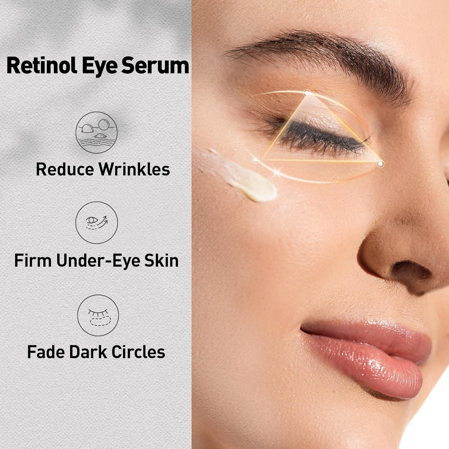 Crema para los Ojos 1HEROLABS con Retinol y Niacinamida 20.99 ml