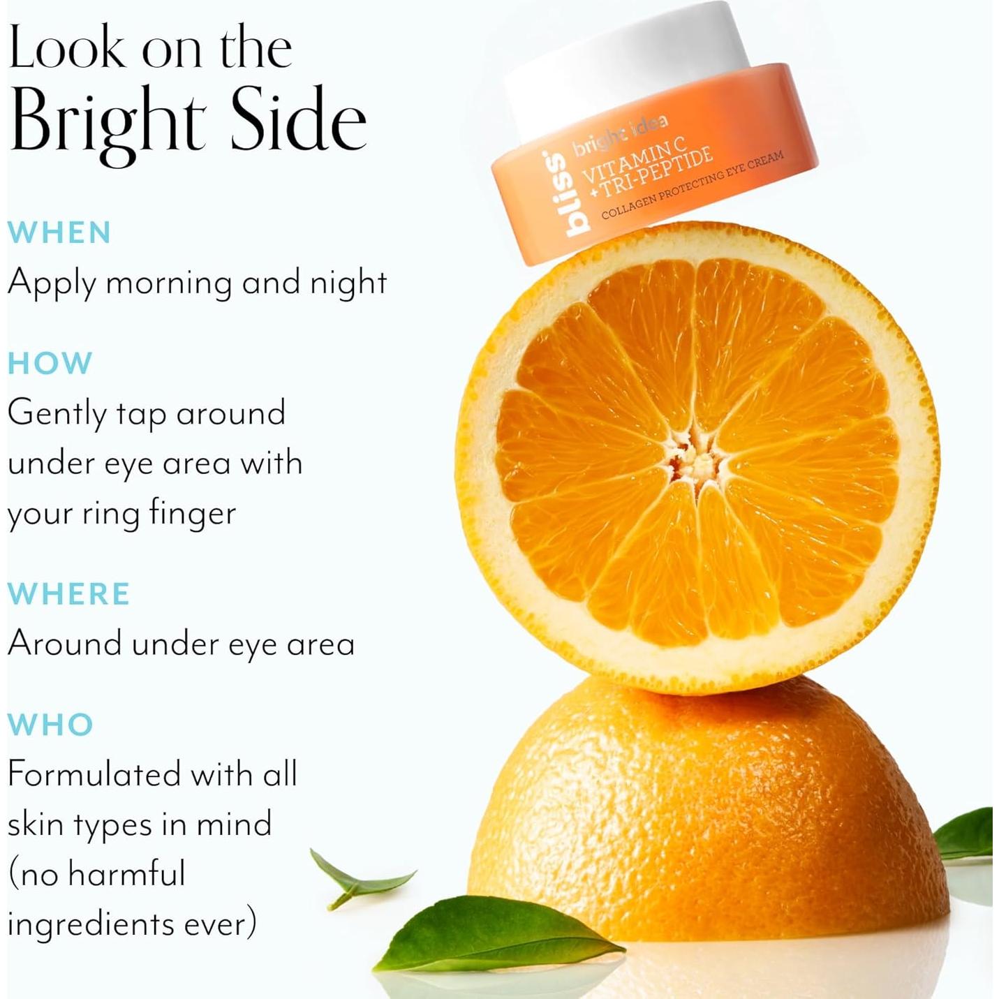 Crema para Ojos Bliss Vitamin C Bright Idea 14.79ml Antienvejecimiento