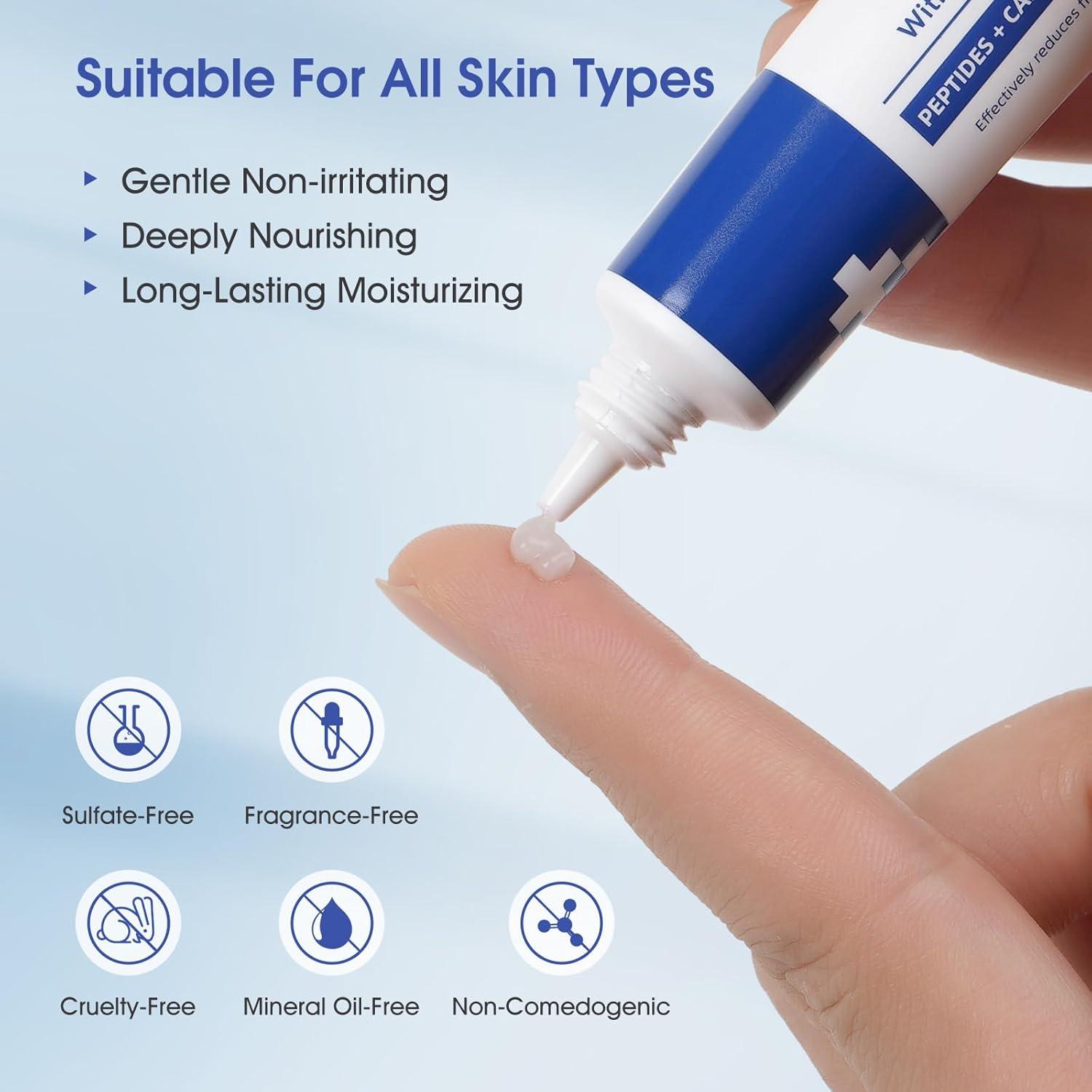 Crema para Ojos Antiarrugas Ceedoo con Ceramidas y Cafeína 14g