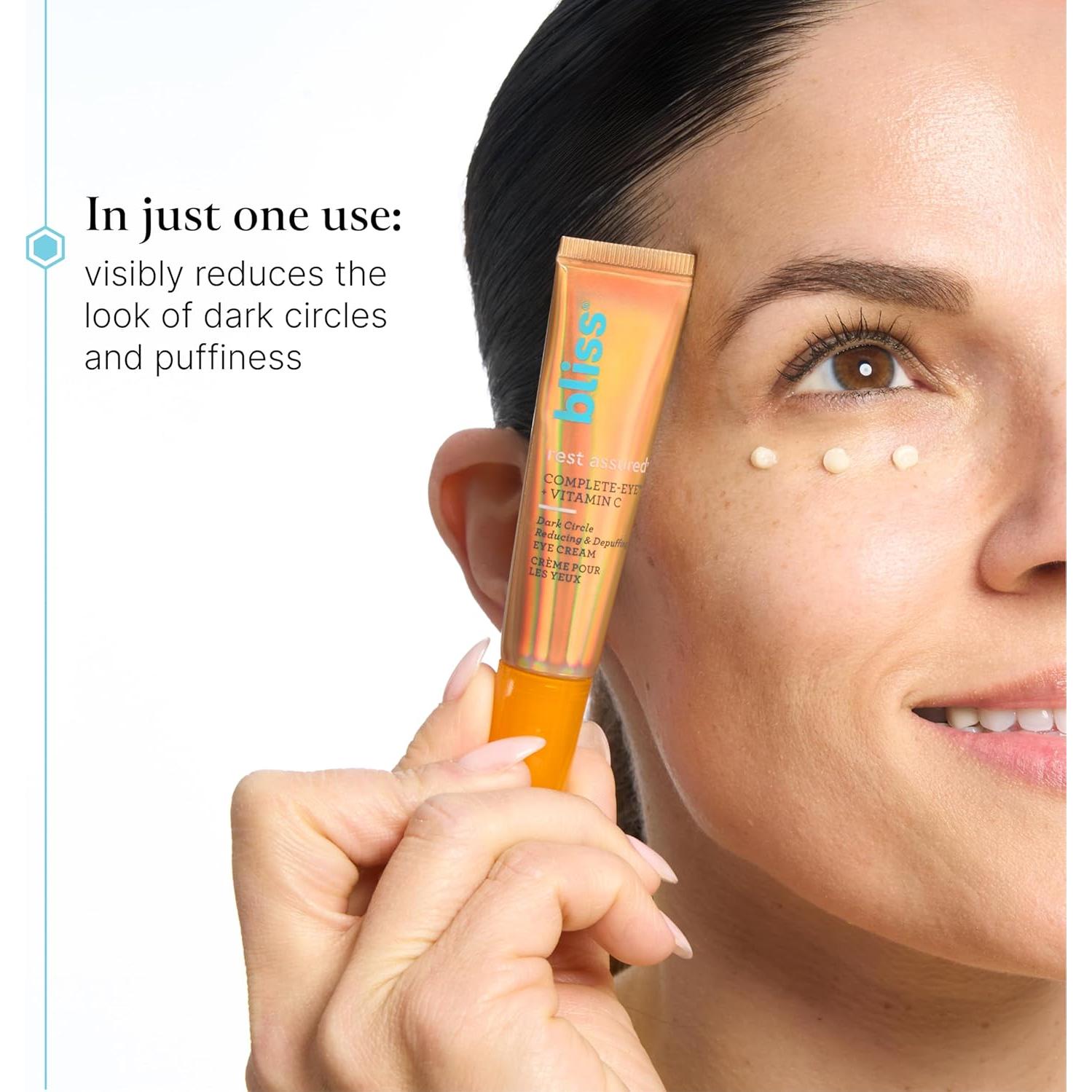 Crema para los Ojos Bliss Rest Assured 14.79 ml - Vitamina C y Cafeína