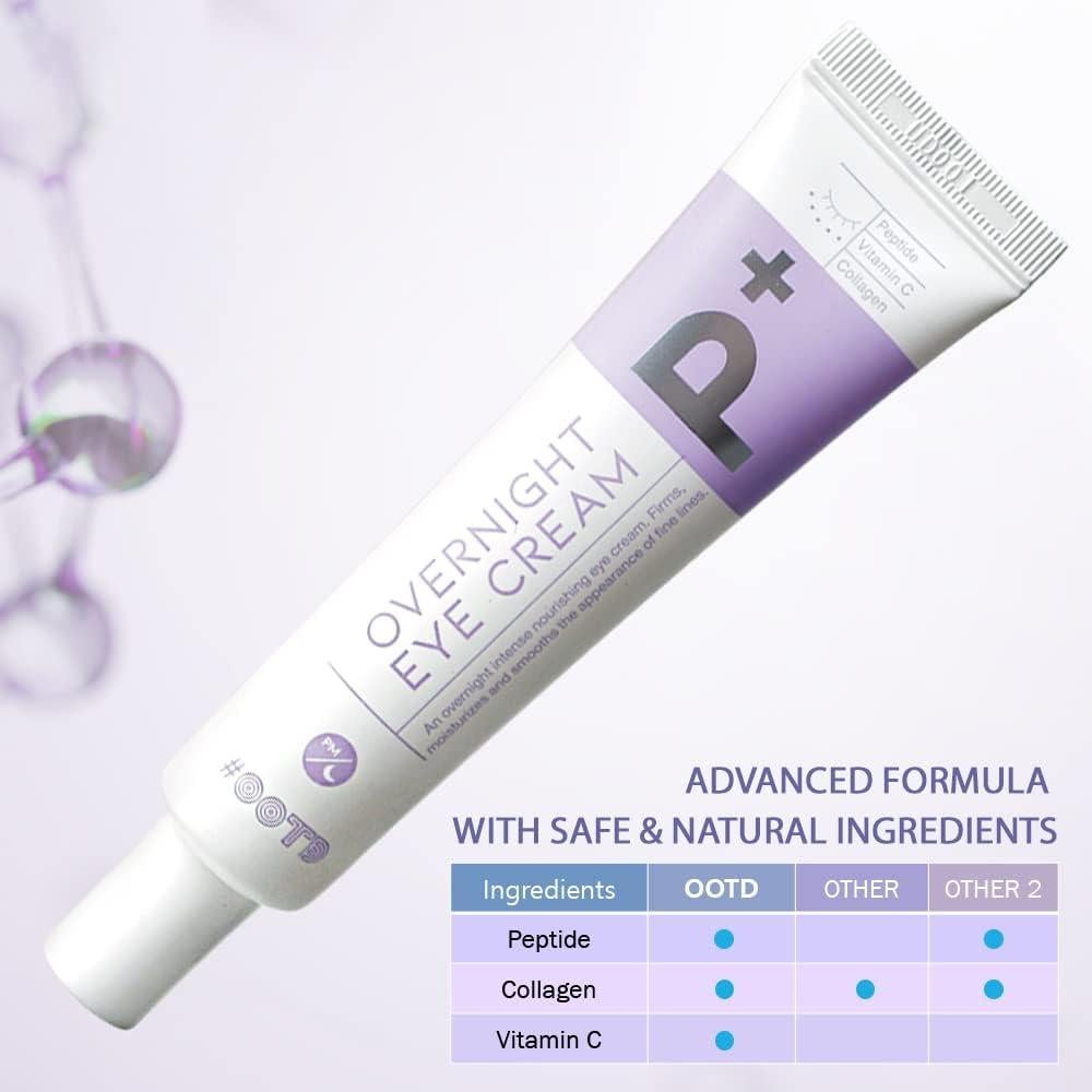 Crema para Ojos OOTD 25g - Antiarrugas, Vitamina C, Péptidos