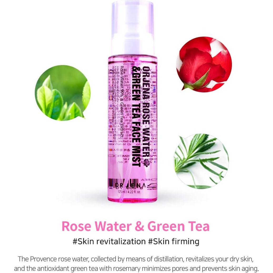Agua de Rosa y Té Verde Saimdang 136ml - Cuidado Facial Natural
