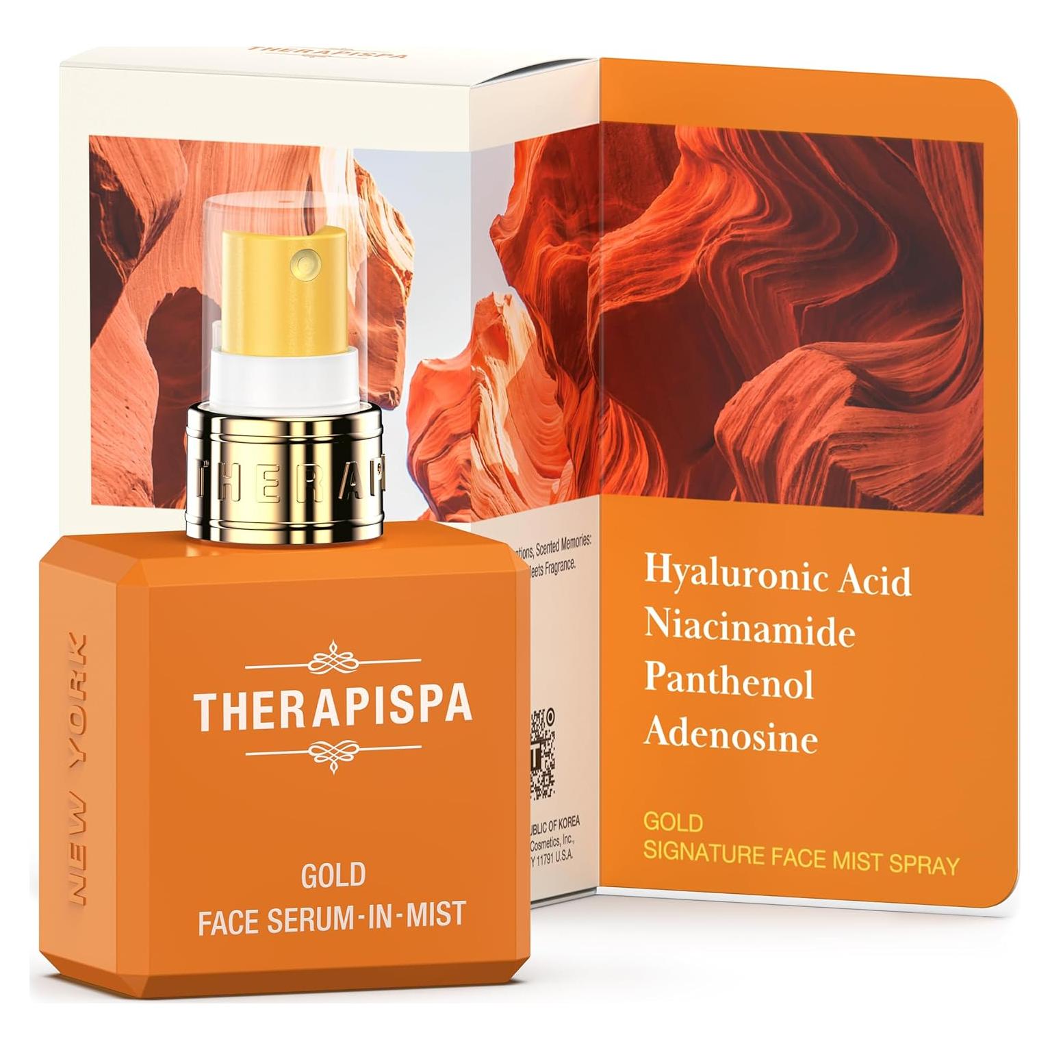 Suero Facial en Niebla THERAPISPA Oro 59.15 ml Hidratante