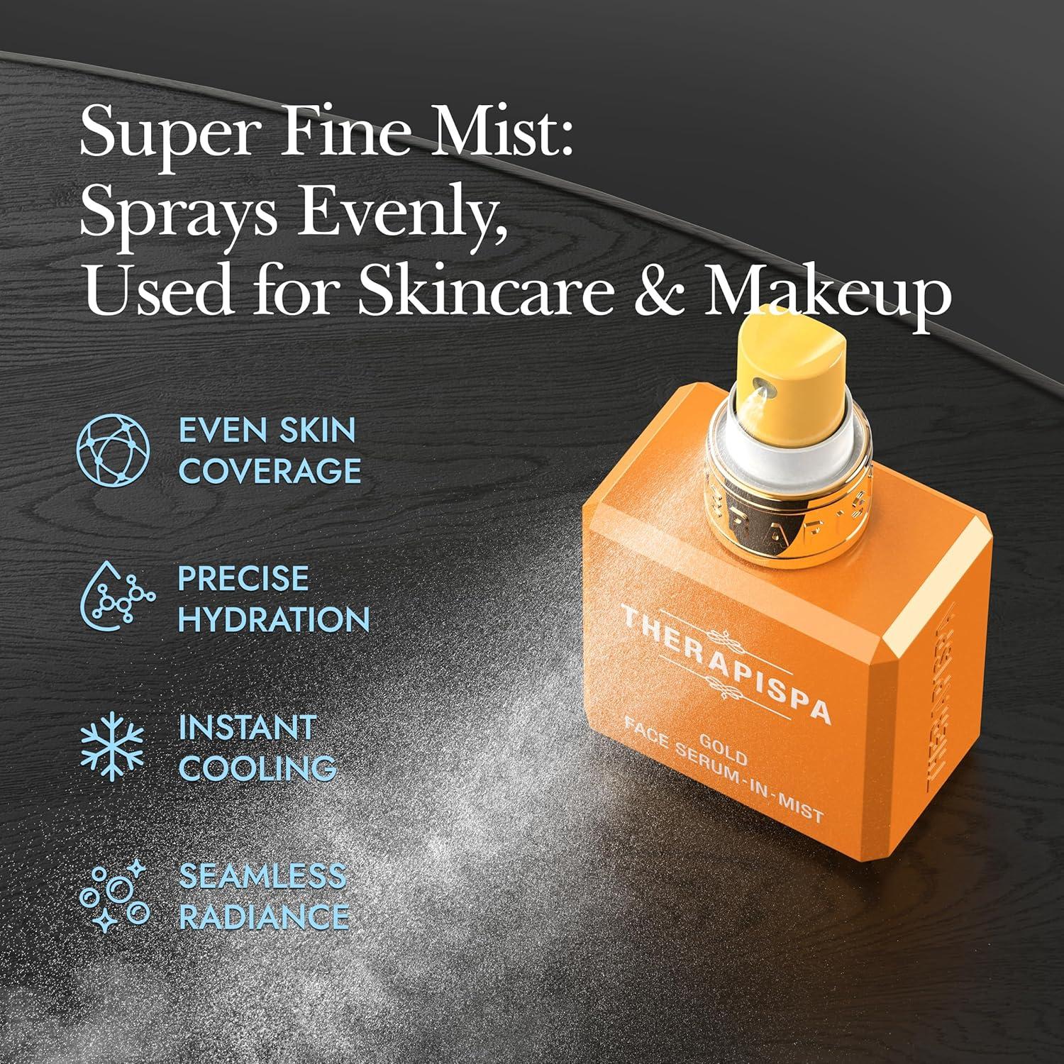 Suero Facial en Niebla THERAPISPA Oro 59.15 ml Hidratante