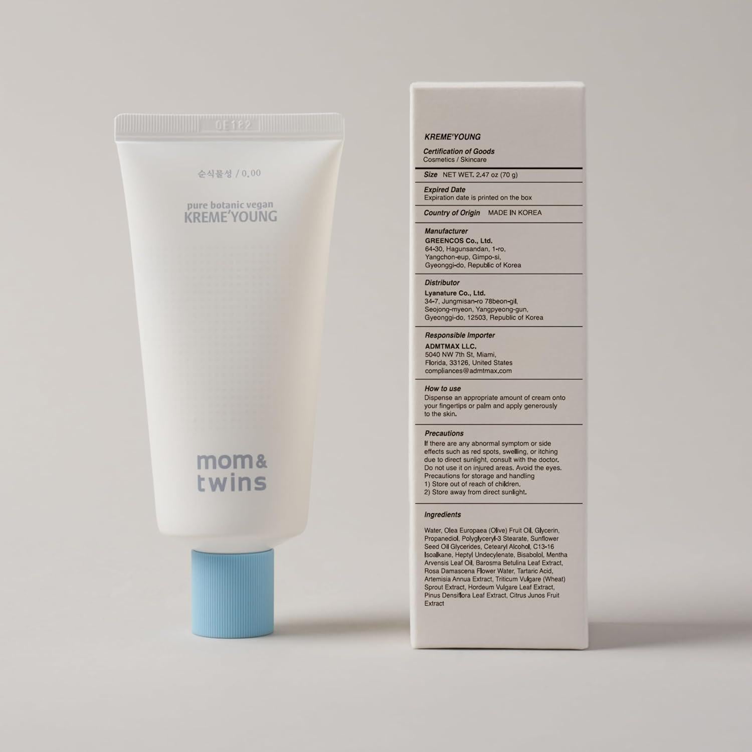 Crema Hidratante Facial KREME'YOUNG 70g - Piel Adolescente Grasa