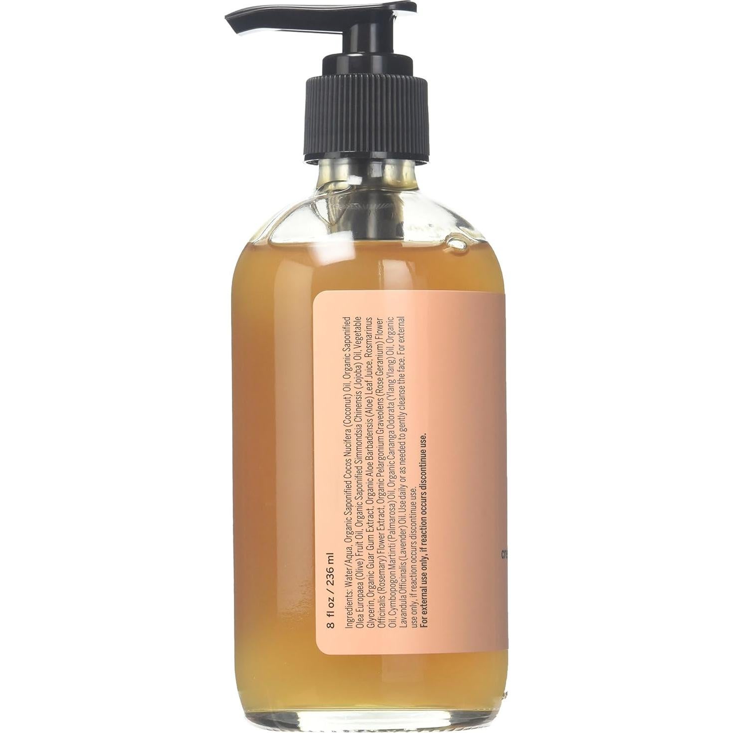 Lavado Facial Orgánico Earth Tu Face Palmarosa y Aloe 369g