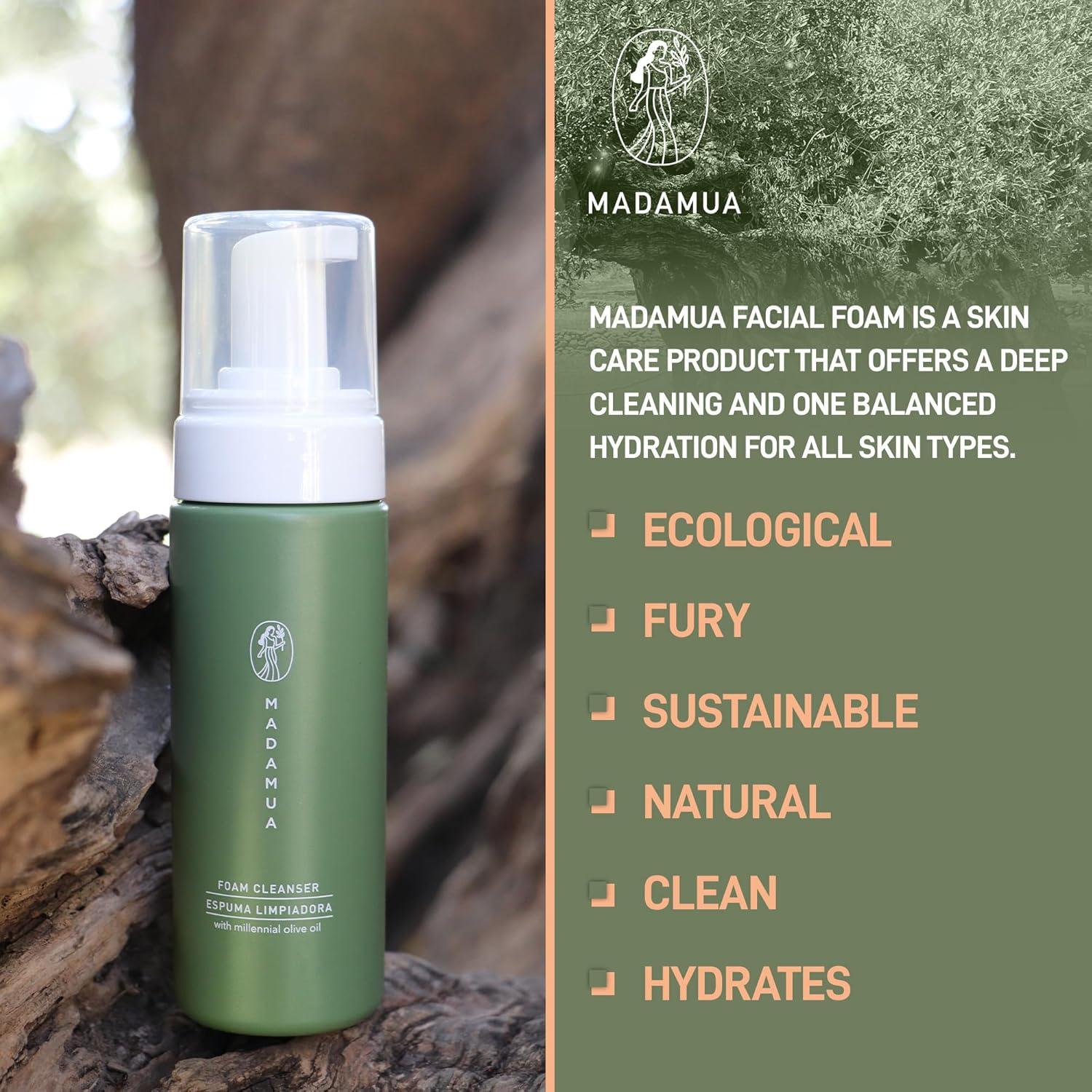 Limpiador Facial Espumoso Orgánico MADAMUA 220g - Hidratante