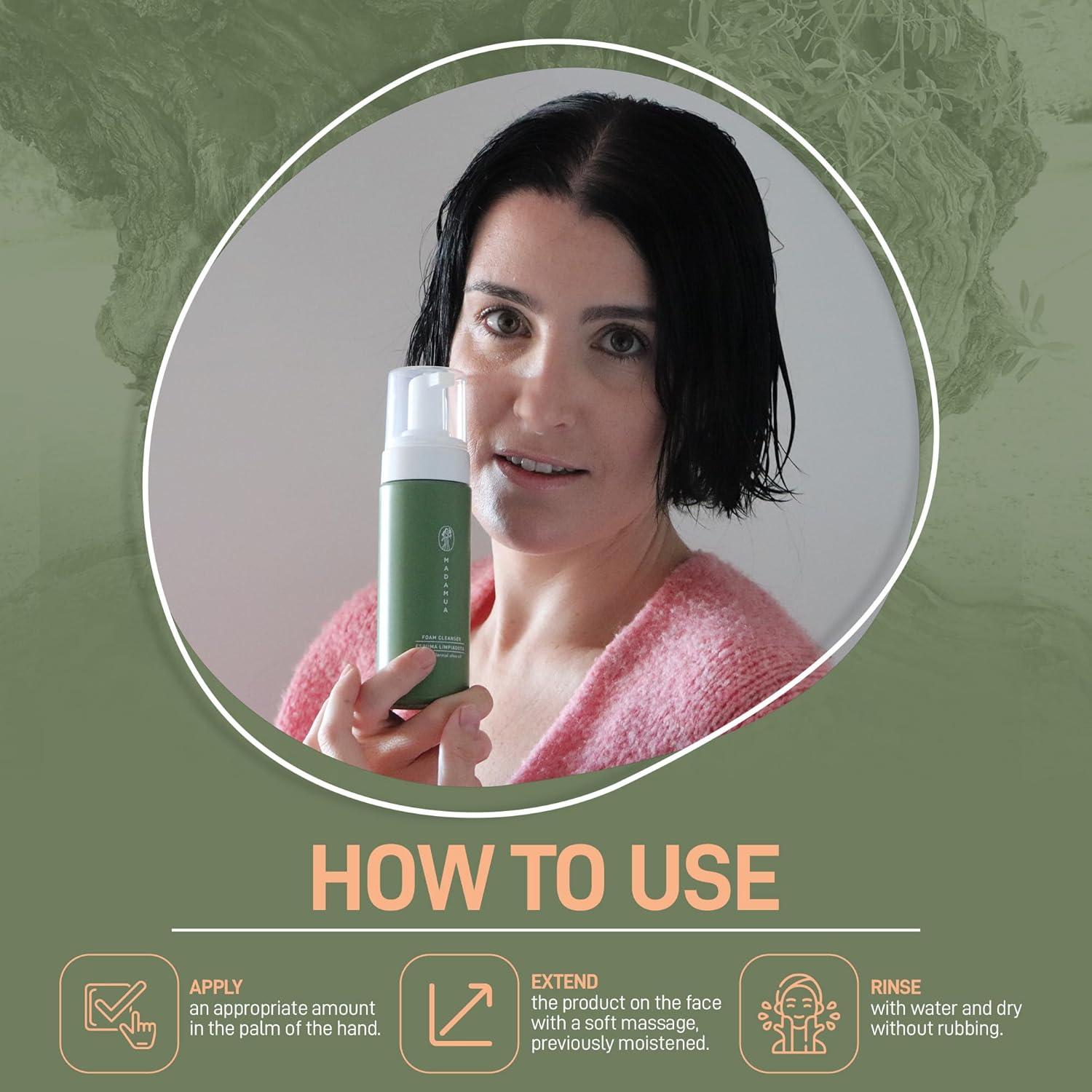 Limpiador Facial Espumoso Orgánico MADAMUA 220g - Hidratante