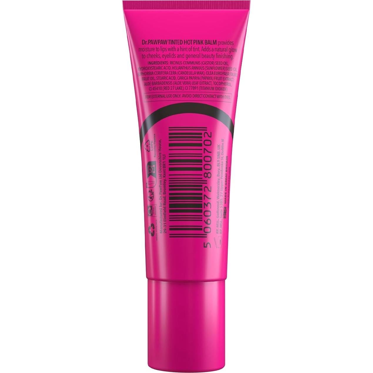 Bálsamo Labial Multiusos Dr.PAWPAW Rosa Fucsia 10 ml