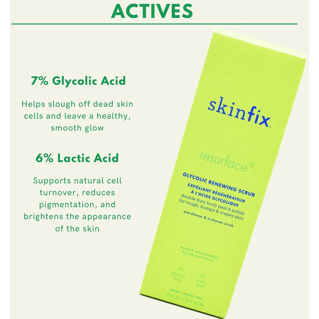 Exfoliante Corporal Skinfix Glycolic 226.8 g - Doble Acción