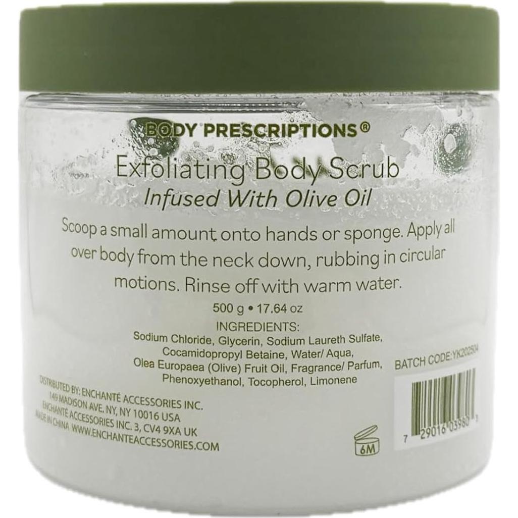 Exfoliante Corporal Body Prescriptions con Aceite de Oliva 500 g