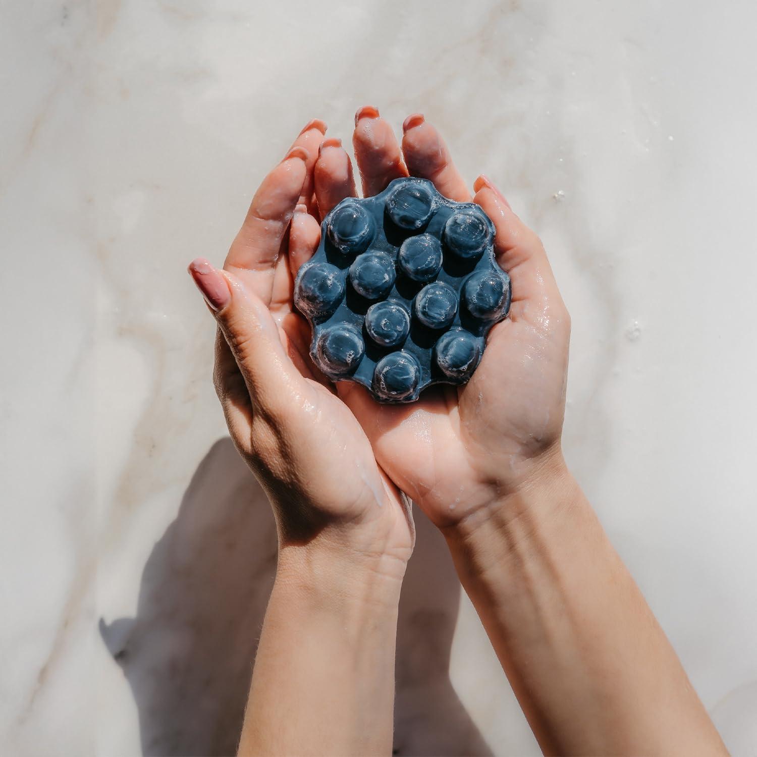 Jabón Negro Volcánico Santo Volcano 110g - Exfoliante Facial y Corporal