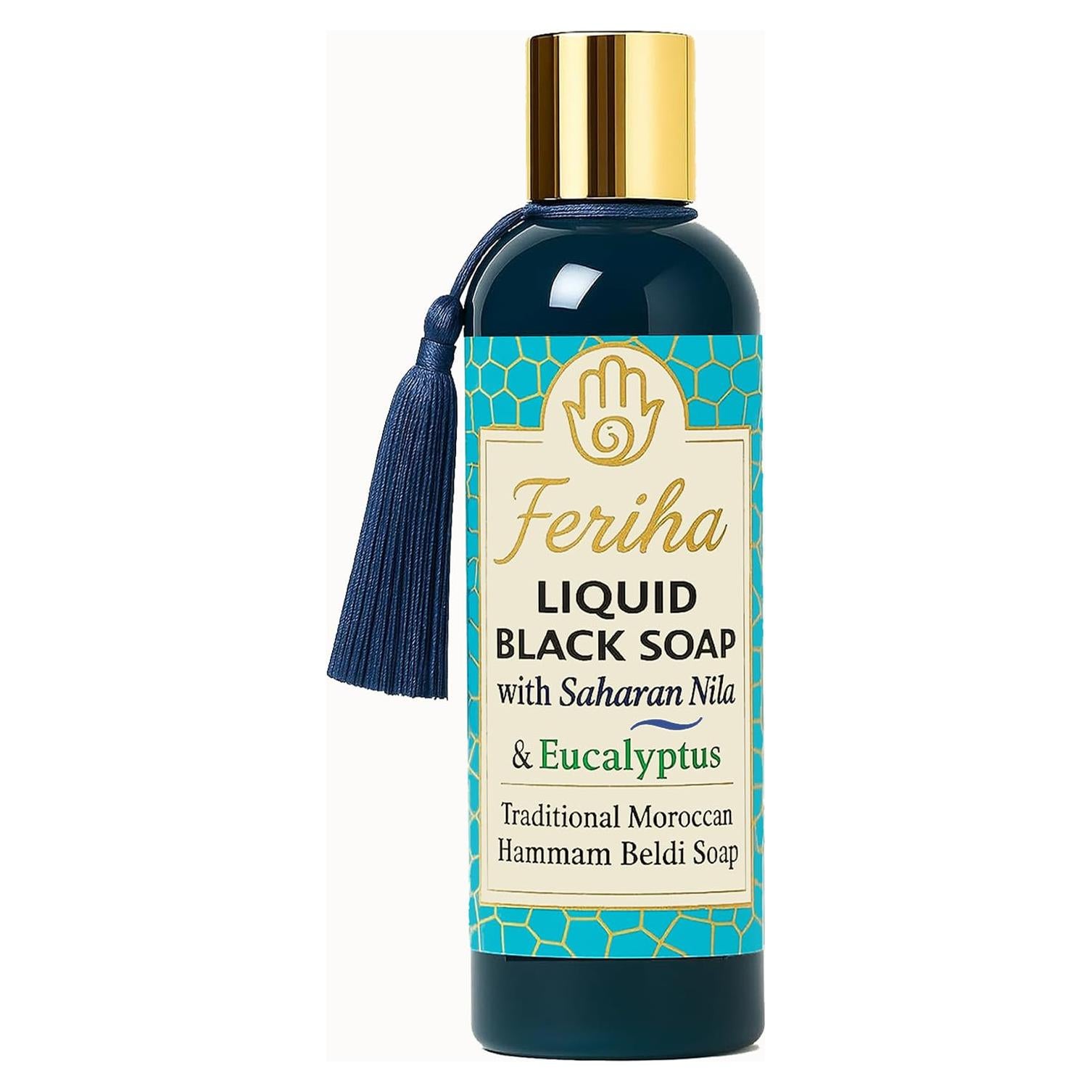 Jabón Negro Líquido Feriha 500ml - Exfoliante Tradicional Marroquí