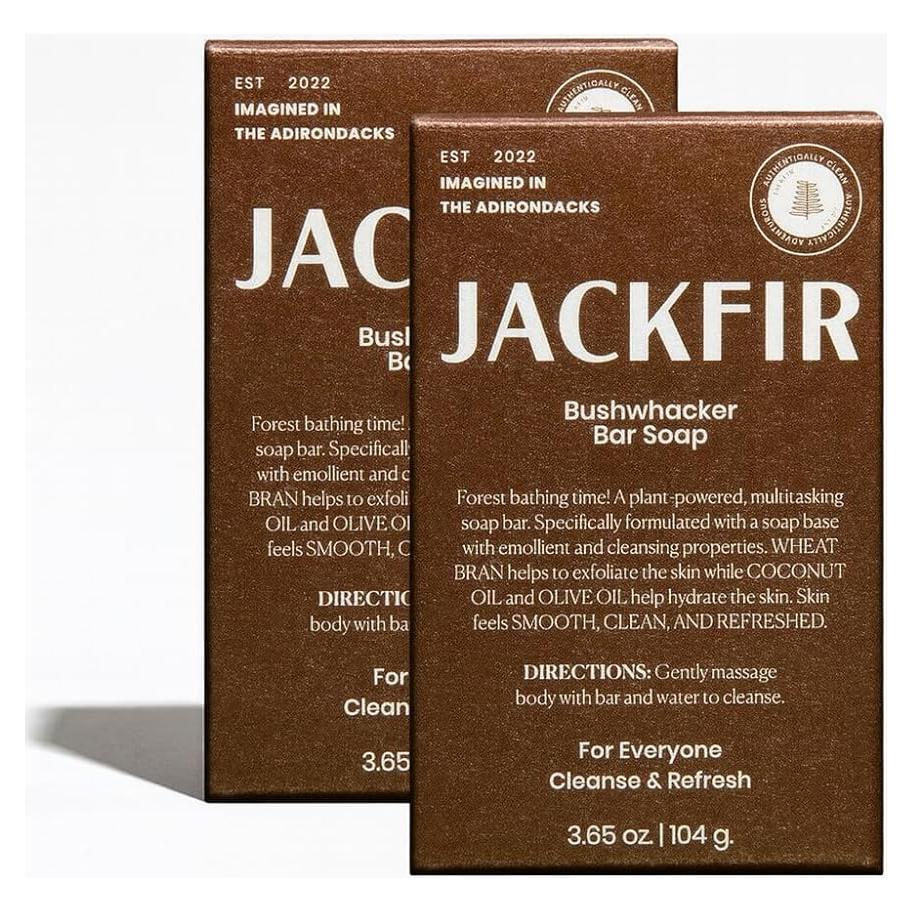 Jabón Orgánico en Barra Jackfir The Bushwhacker 103 g - Hidratante y Exfoliante