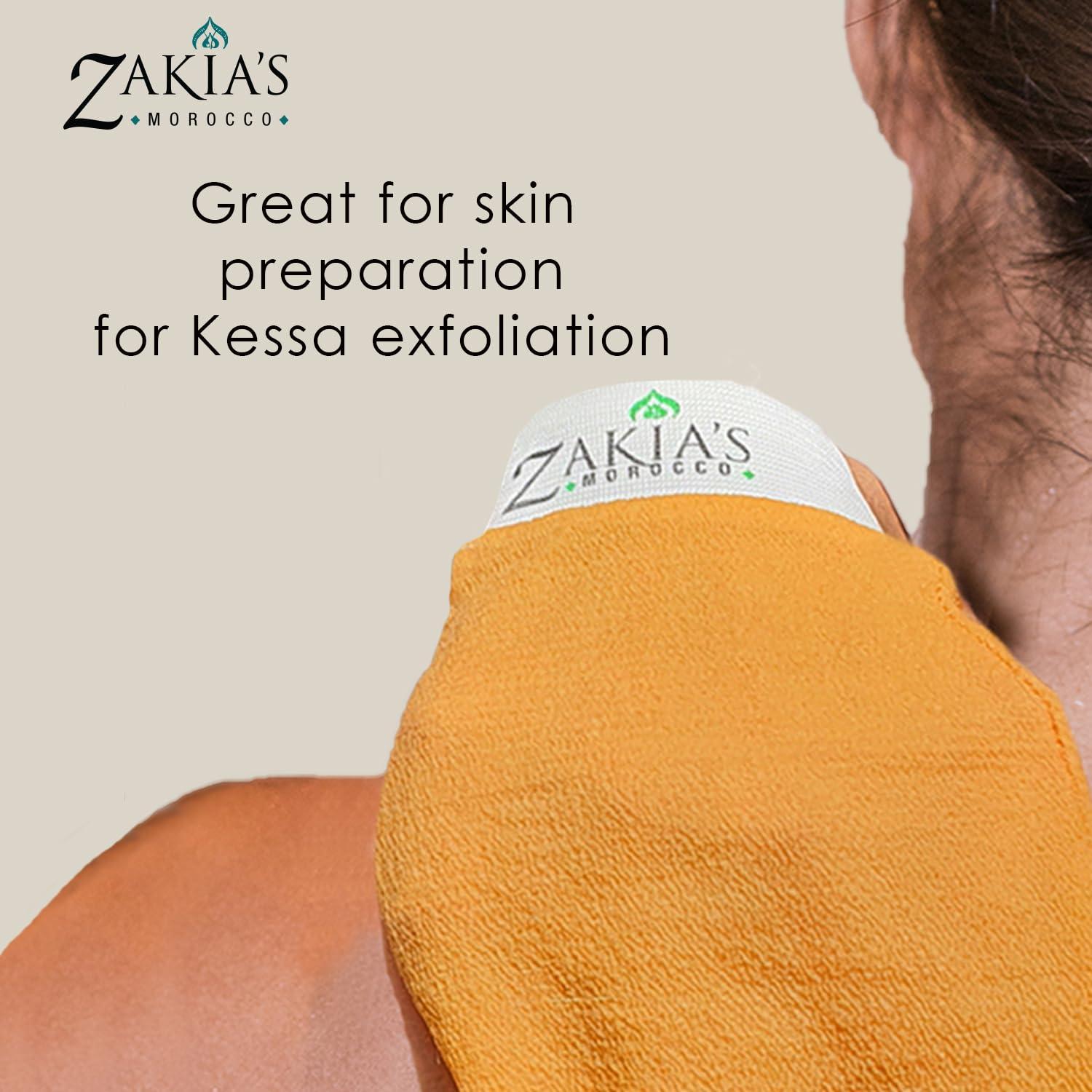 Jabón Negro Marroquí Zakia Ámbar Musk 226g - Exfoliante Natural