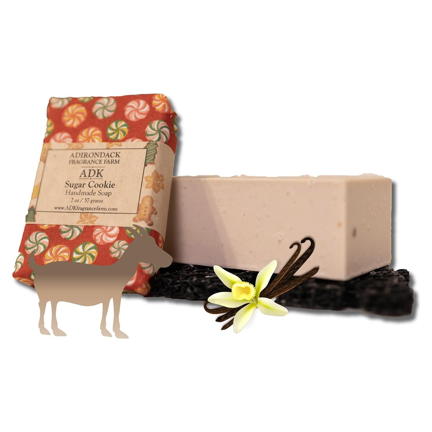 Jabón Natural Vegano ADK de Galleta de Azúcar 57g - Hidratante