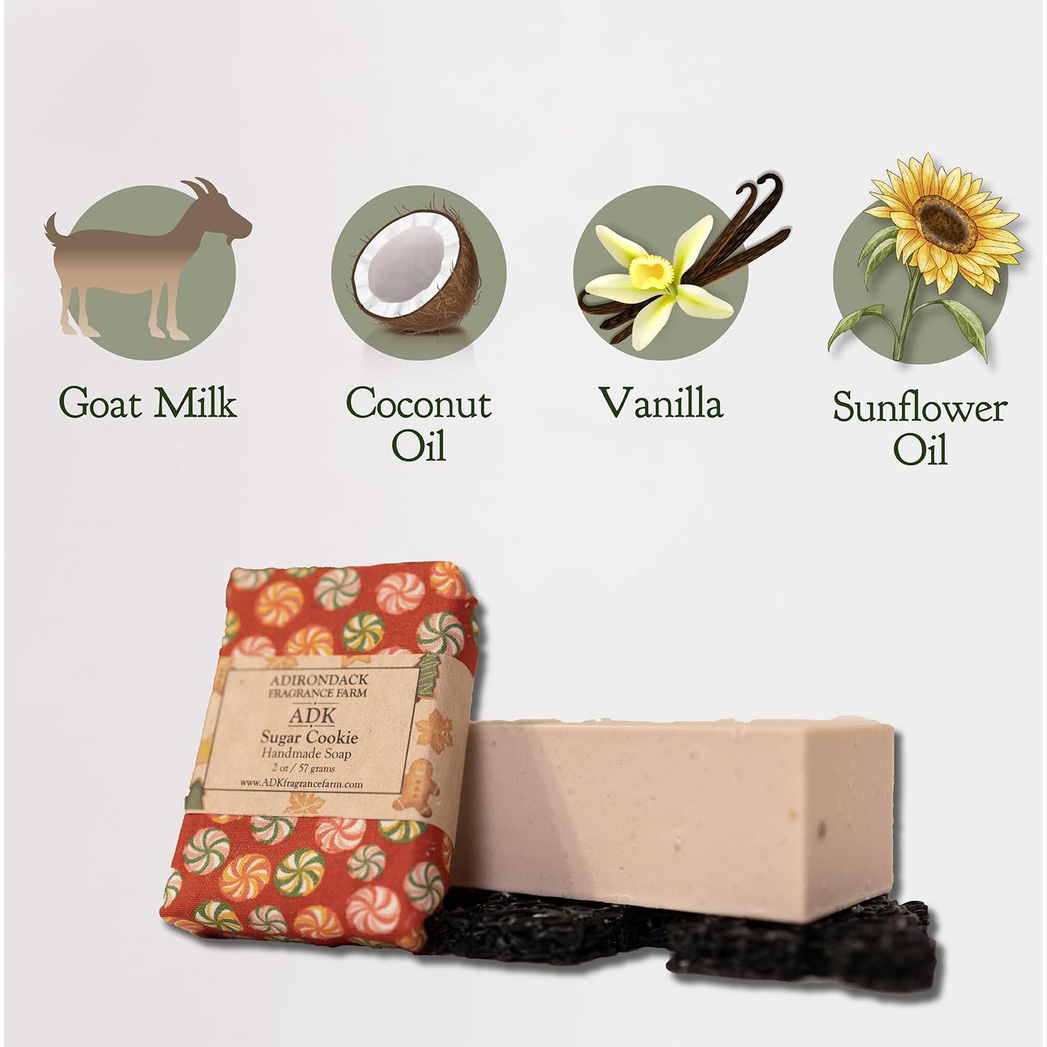 Jabón Natural Vegano ADK de Galleta de Azúcar 57g - Hidratante