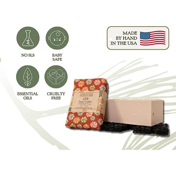 Jabón Natural Vegano ADK de Galleta de Azúcar 57g - Hidratante