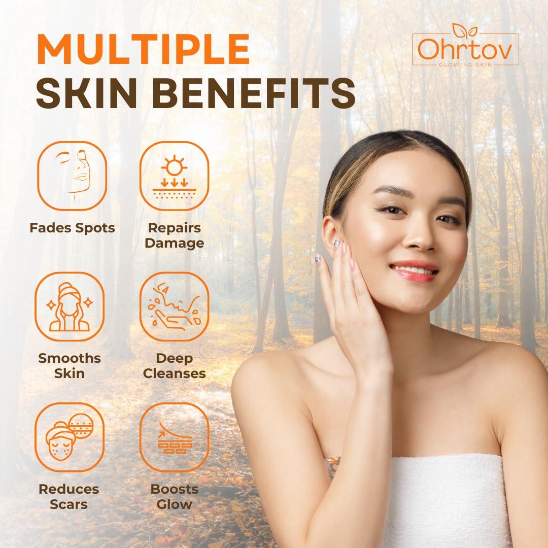 Jabón de Zanahoria Ohrtov - Limpiador Facial Natural 159g