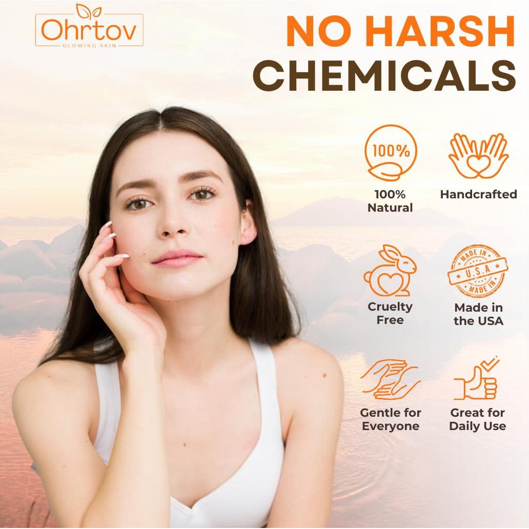 Jabón de Zanahoria Ohrtov - Limpiador Facial Natural 159g