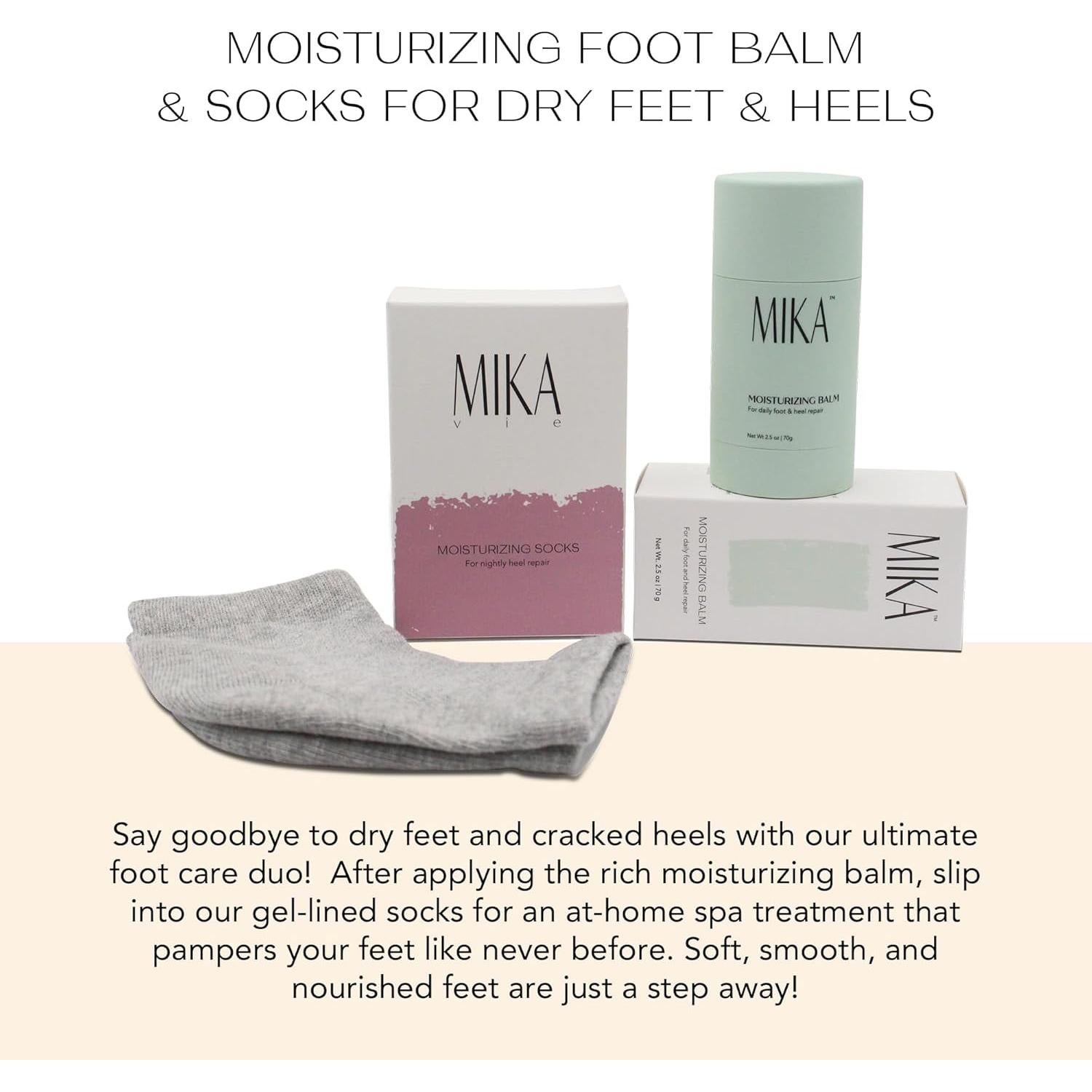 Bálsamo para Pies y Calcetines Hidratantes Mika Vie 255g