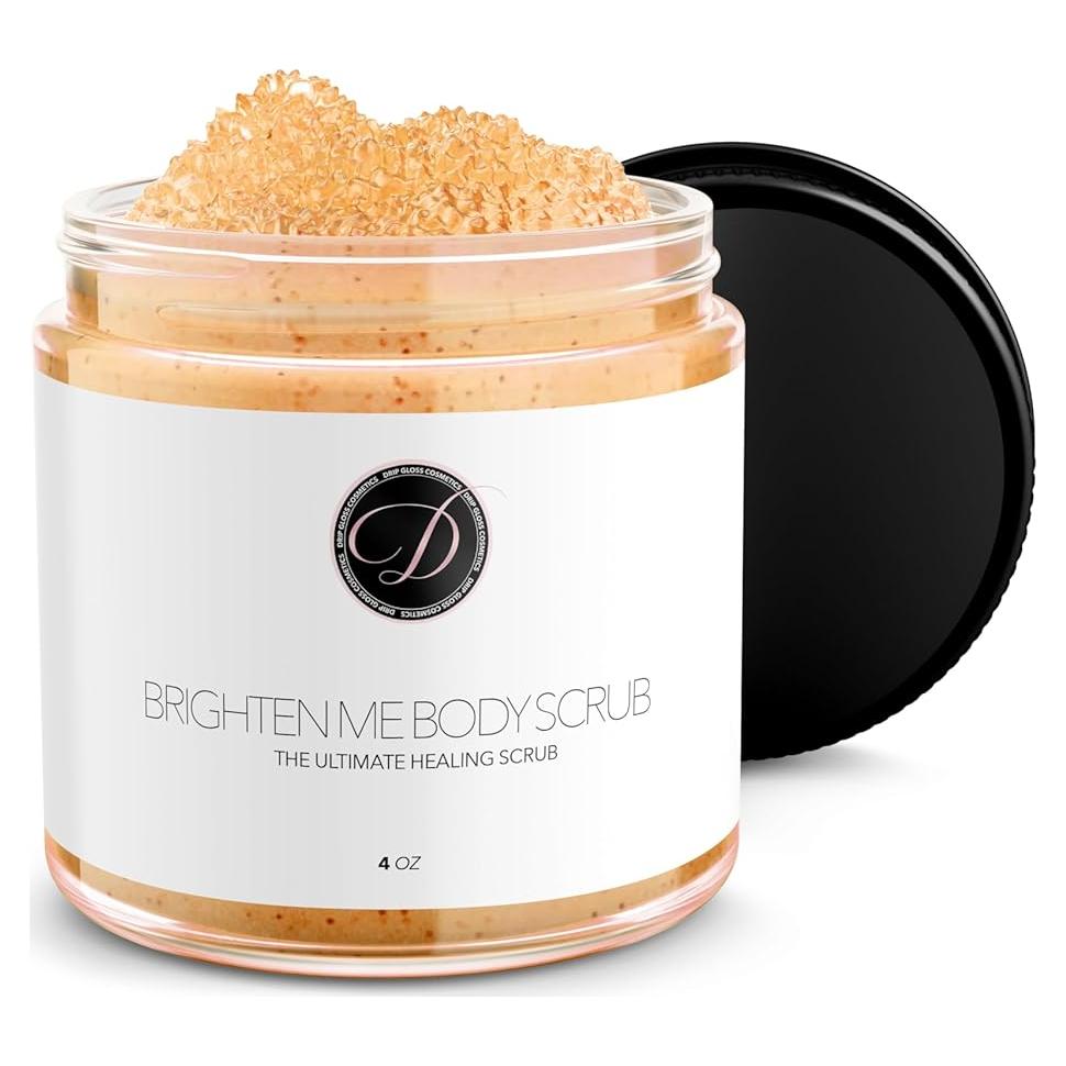 Exfoliante Suave Dripglosss 226.8 g - Azúcar de Cúrcuma para Piel Sensible