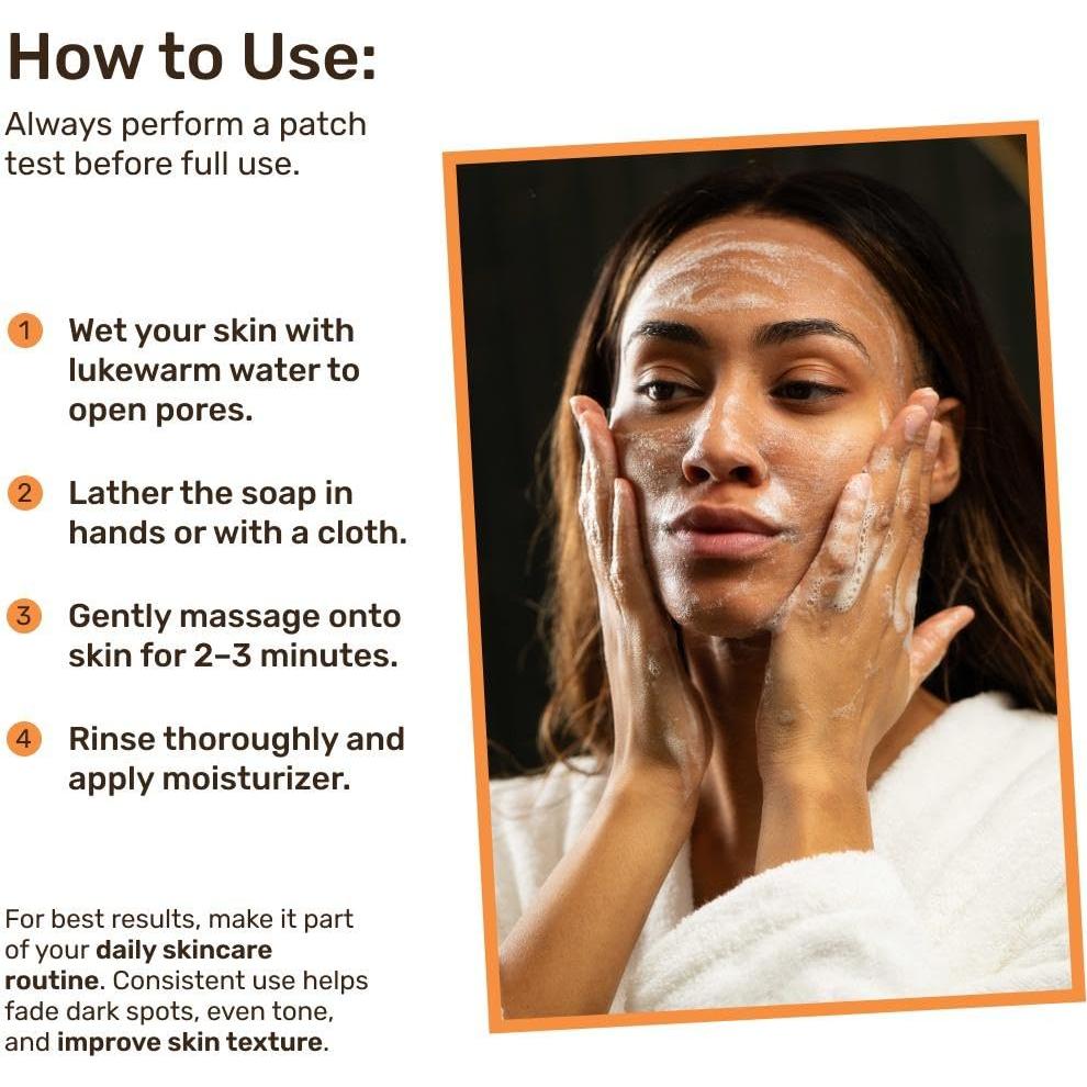 Jabón de Ácido Kojico Era de la Naturaleza 200g - Paquete de 2