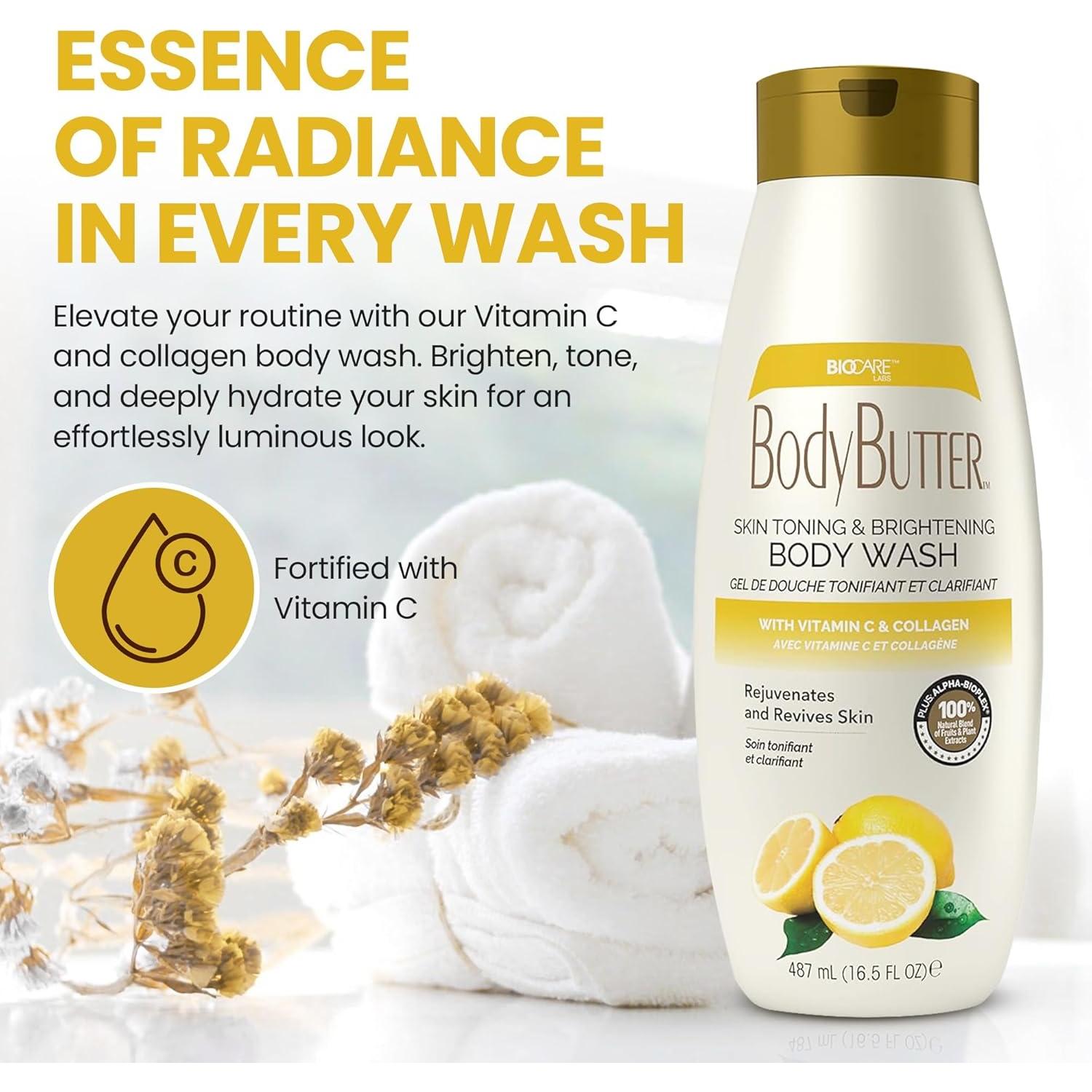 Gel de Baño Biocare con Vitamina C y Colágeno 466.6 ml