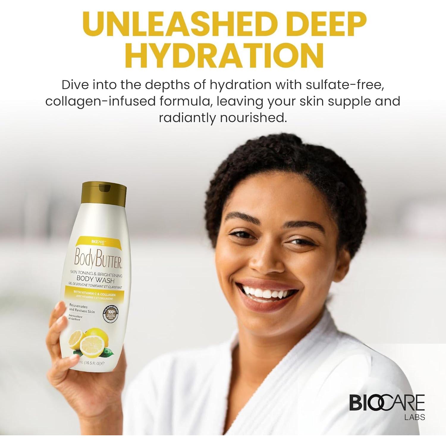 Gel de Baño Biocare con Vitamina C y Colágeno 466.6 ml