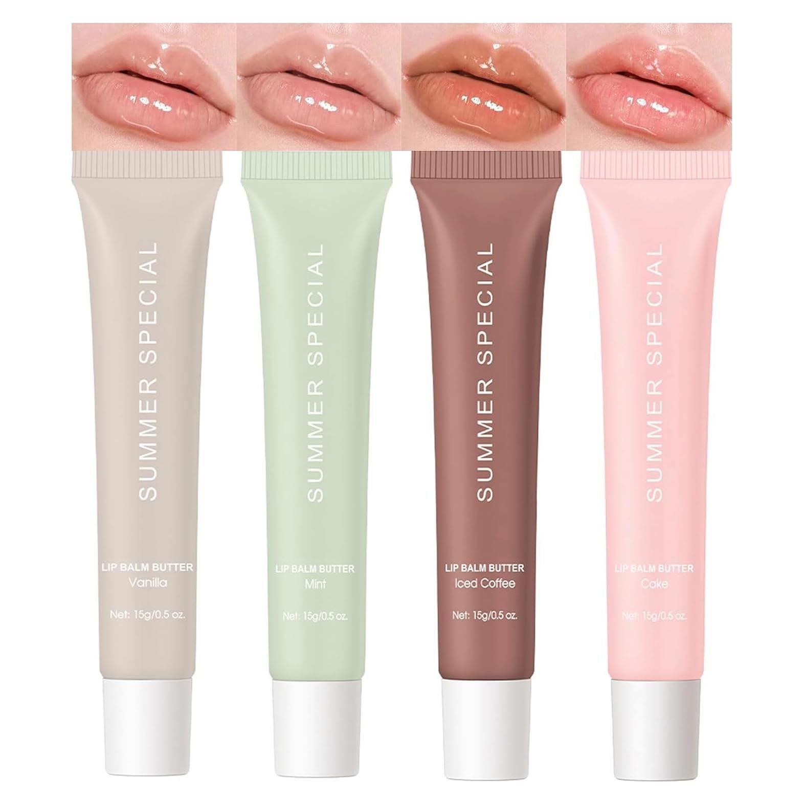 Bálsamo Labial URQT 4PCS Hidratante y Suavizante 100g