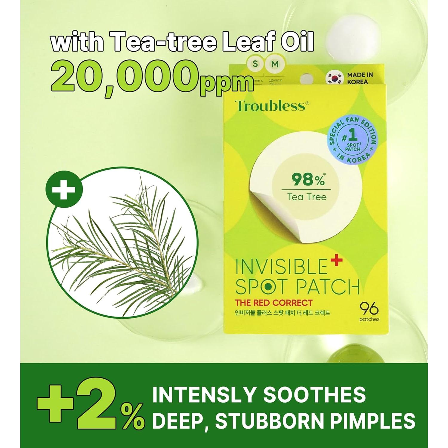 Parche Hidrocoloide Troubless para Granitos - 96 Unidades