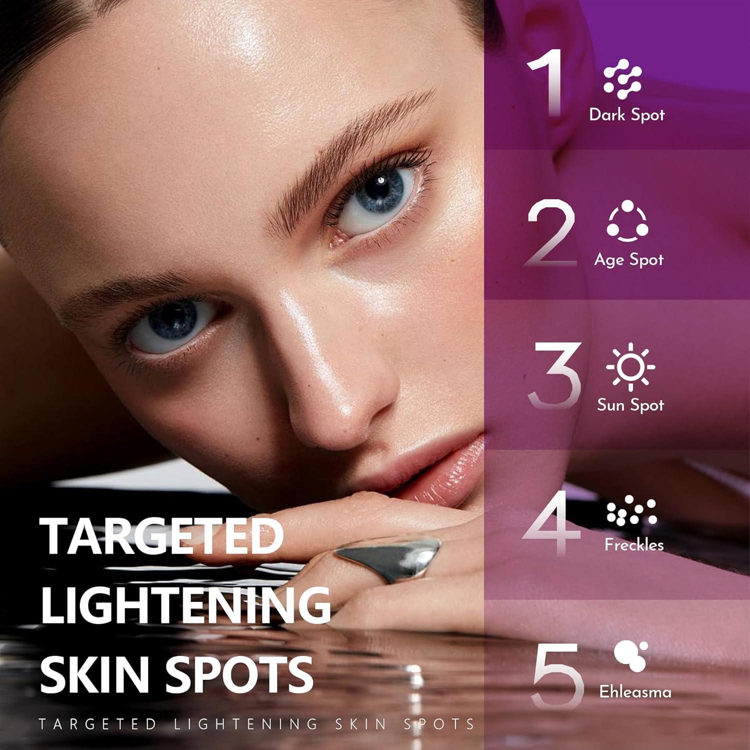 Suero Aclarador de Manchas Oscuras YVTYVT 20 ml con Bola Rodante