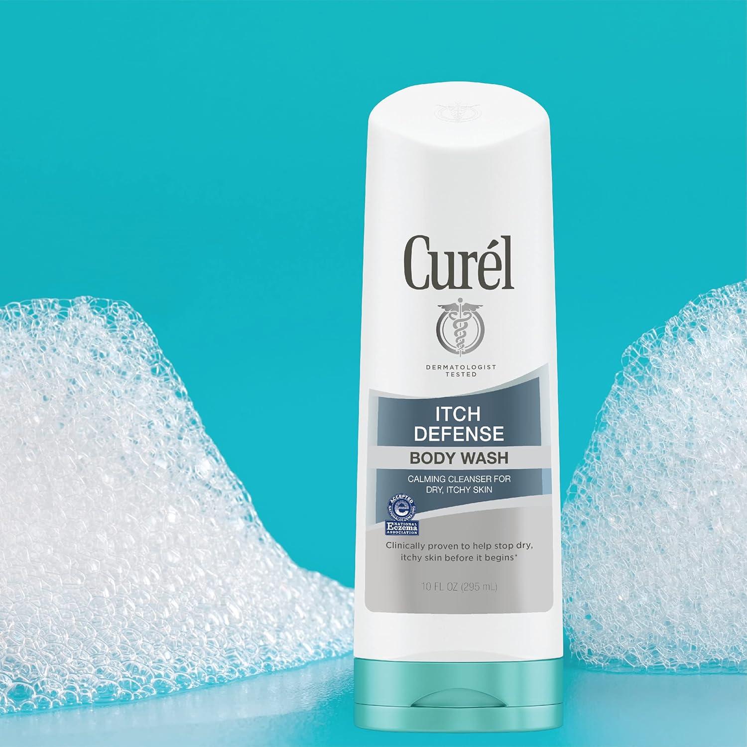 Gel de Ducha Curel Itch Defense 3x284g Sin Jabón Piel Seca