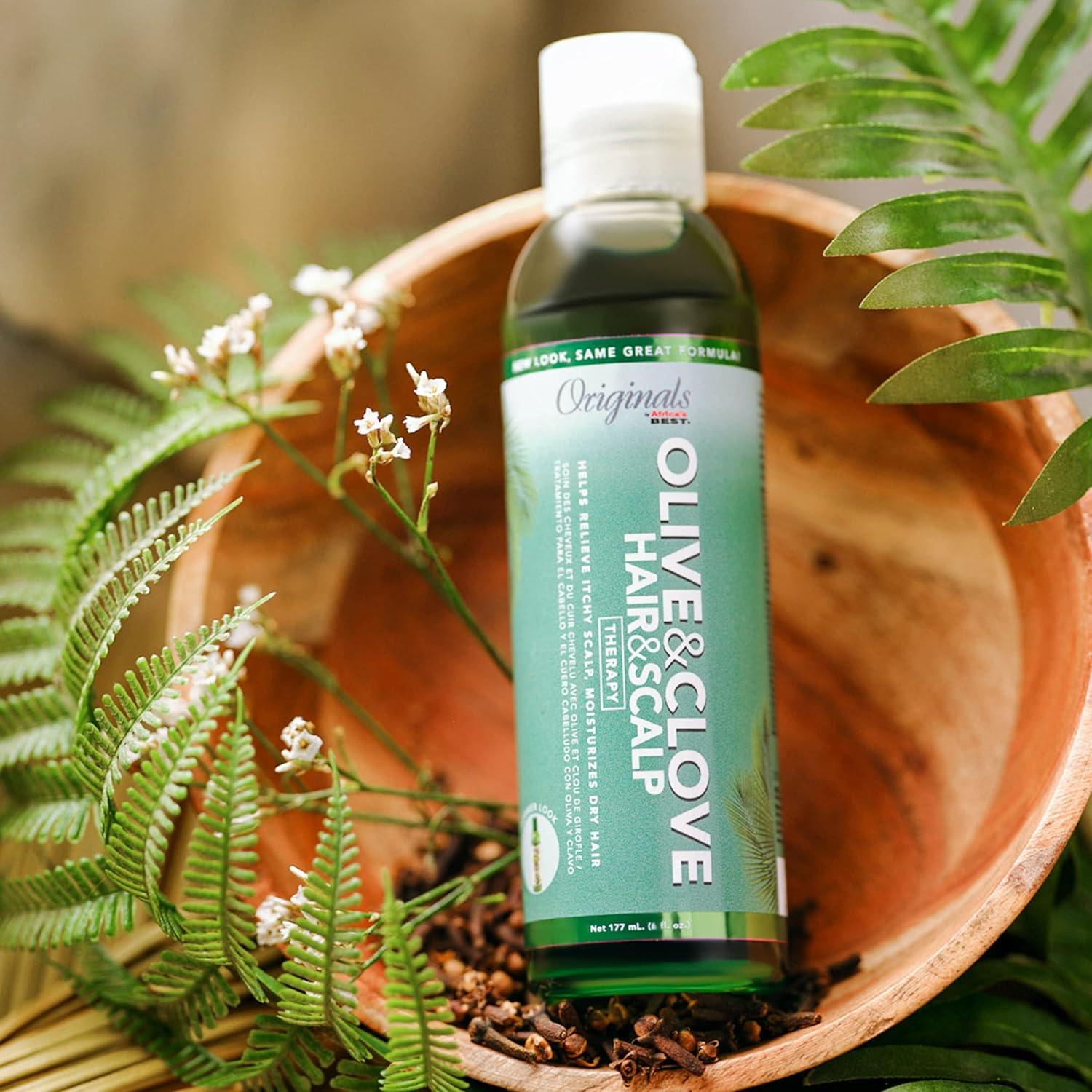 Aceite de Oliva y Clavo Africa's Best 170 g - Tratamiento Cabello