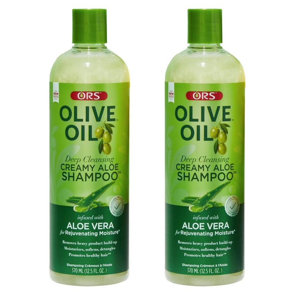 Champú Cremoso ORS Aloe y Aceite de Oliva 2 x 355 ml
