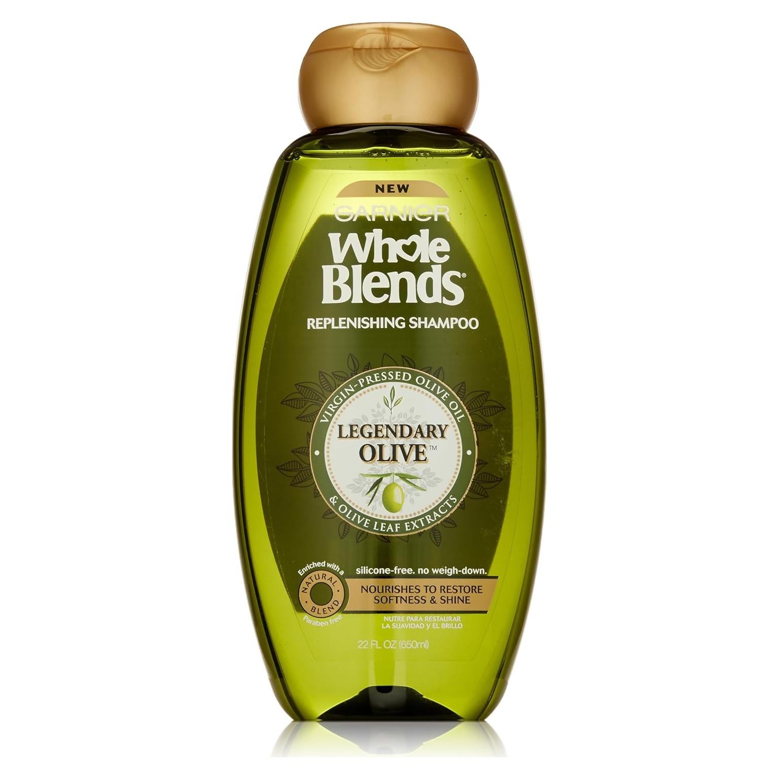 Champú Reponedor Garnier Whole Blends Aceituna 650 ml