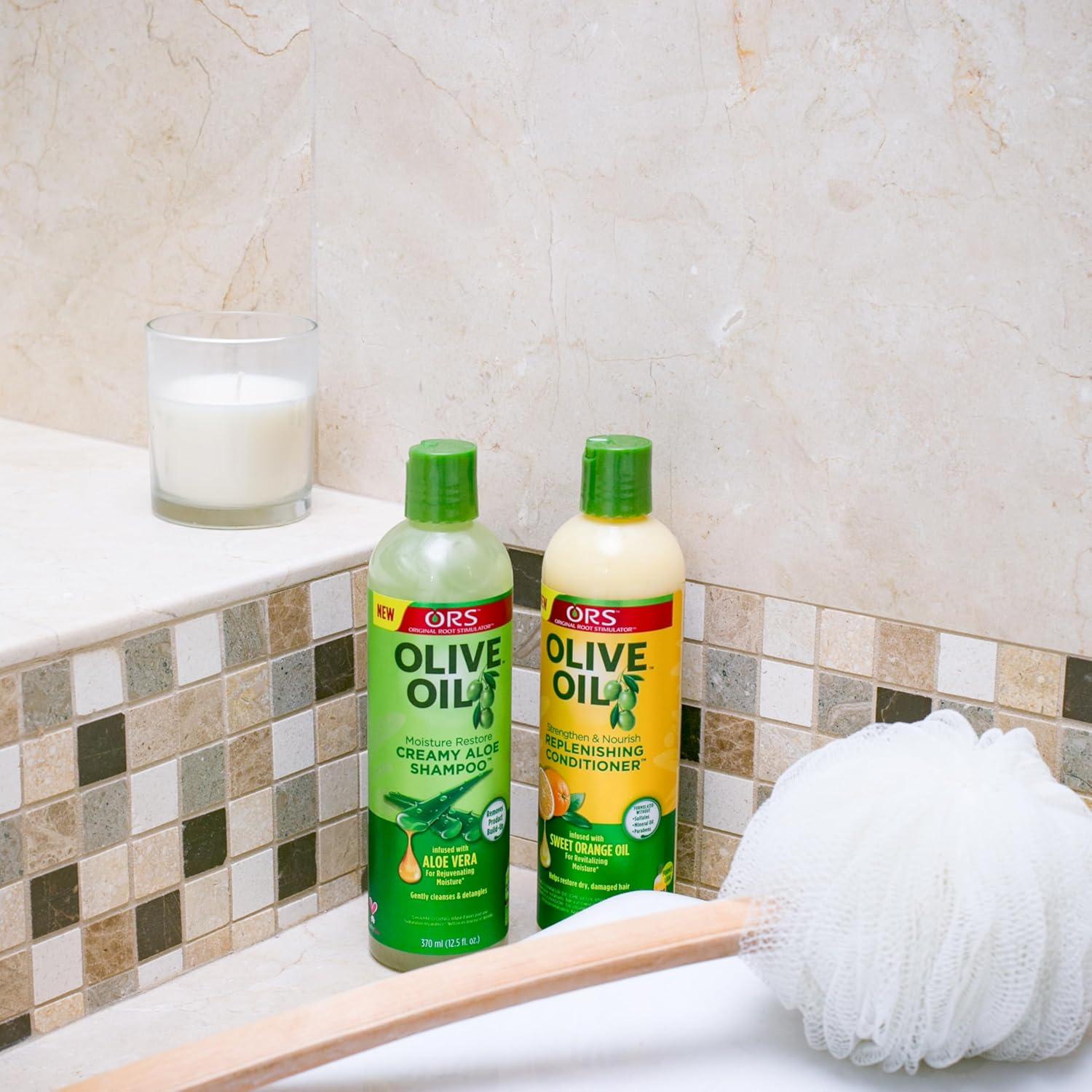 Champú y Acondicionador ORS Aloe Vera y Aceite de Oliva 2 Piezas