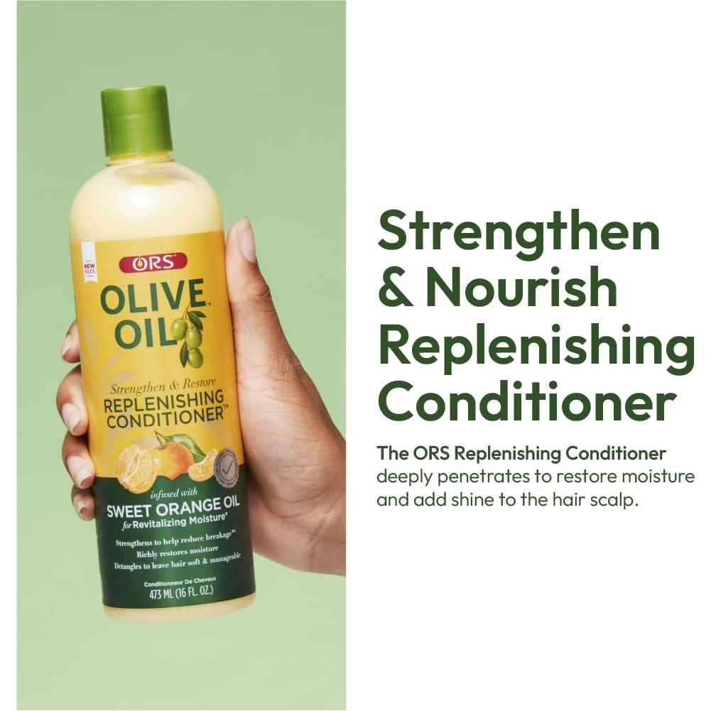 Champú y Acondicionador ORS Aloe Vera y Aceite de Oliva 2 Piezas