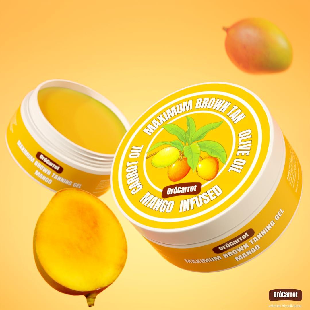 Gel Bronceador Natural OróCarrot Mango - Hidratante y Nutritivo