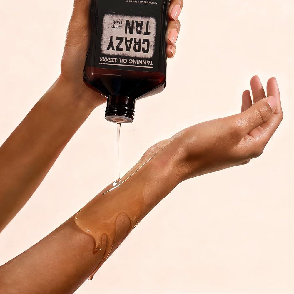 Aceite Bronceador Natural Crazytan 226g Aroma Cítrico